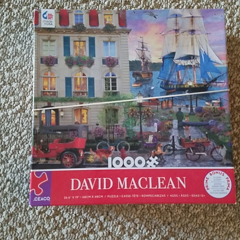 Puzzle 1000 piece or per shown in show POSTER inside included Unisex Hobby